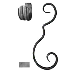 Prvok (220x83mm), 14x6mm, základné rozkutie Prvok (220x83mm), 14x6mm, základné rozkutie